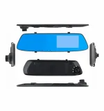 دوربین ثبت وقایع آینه ای خودرو دو لنز لمسی - تصویر 2